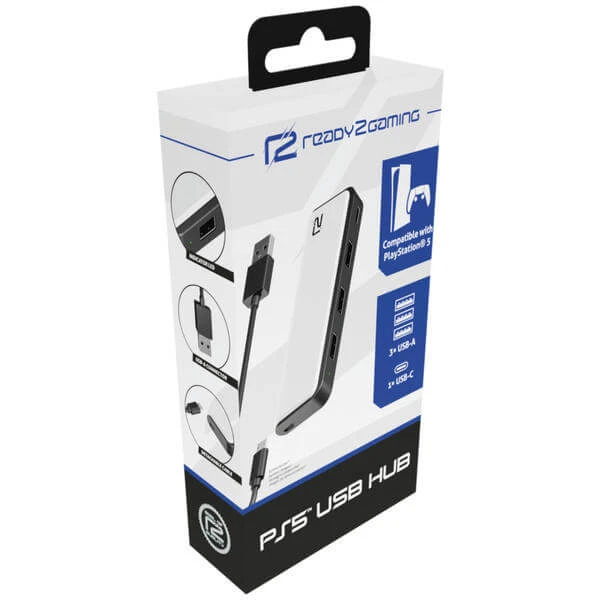 Ready2gaming PS5 USB HUB - PS5 Zubehör 4 Ready2gaming PS5 USB HUB - PS5 Zubehör – Bild 2