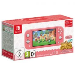 Switch Lite Koralle Animal Crossing Ed. - Nintendo Switch Konsole