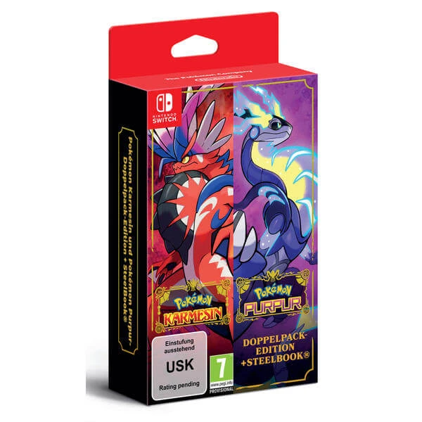Pokémon Karmesin Purpur Doppelpack-Edition + SteelBook DE Switch - Nintendo Switch Games 4 Pokémon Karmesin Purpur Doppelpack-Edition + SteelBook DE Switch - Nintendo Switch Games – Bild 2