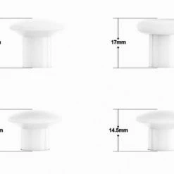 Rocket Games PS5 ThumbsGear Weiss - Gaming Controller