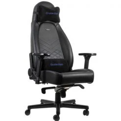 Noblechairs ICON Gaming Stuhl Schwarz, Blau - NBL-ICN-PU-BBL - Gaming Stuhl