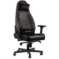Noblechairs ICON Gaming Stuhl Schwarz - NBL-ICN-RL-BLA - Gaming Stuhl