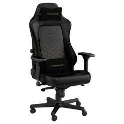 Noblechairs HERO Gaming Stuhl Schwarz, Gold - NBL-HRO-PU-GOL - Gaming Stuhl